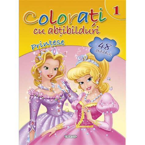 Colorati Cu Abtibilduri 1 Printese Colectiv Redactional Libraria CLB