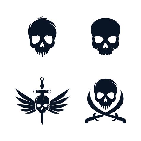 Skull logo images illustration 3643964 Vector Art at Vecteezy