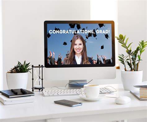 Graduation Zoom Background, Virtual Backdrop for Graduating Class ...