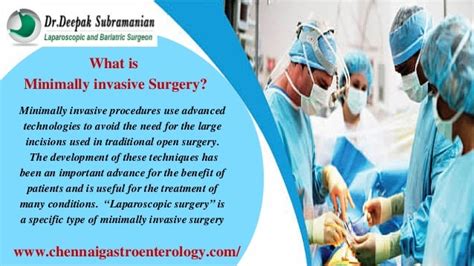 Minimally Invasive Colorectal Surgery Chennai