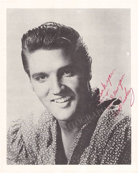 √ Elvis Presley Autographs For Sale