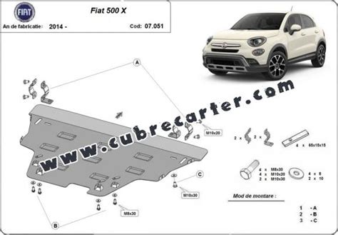 Cubre Carter Metalico Fiat X