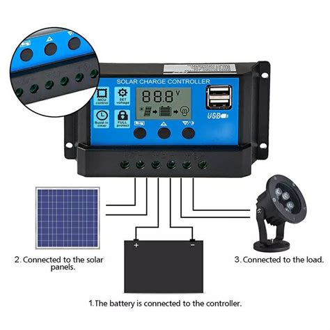 Jual Solar Charger Controller Scc Pwm V V A A A A A