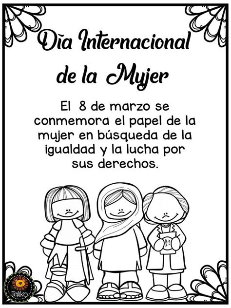 Día Internacional de la Mujer en 2023 Enseñanza de las letras Feliz