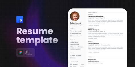 Resume Template Figma