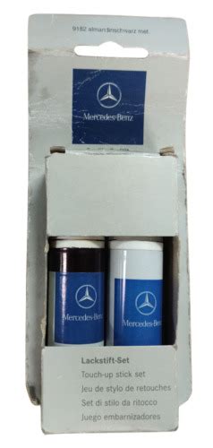 Original Mercedes Benz Lackstifte 2 Layer Metallic Lacquer Touch Up Set