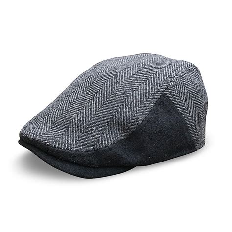 The Classic Boston Scally Cap (Flat Cap) - Black