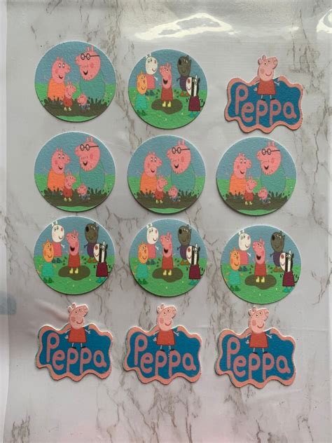 Peppa Pig Edible Images for Treats - Etsy