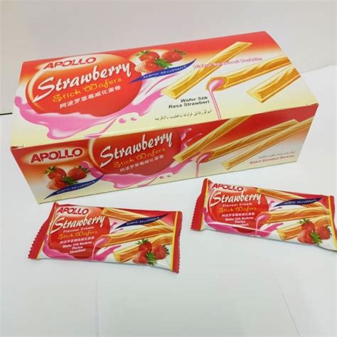 Apollo Checker Chocolate Wafer Bar Apollo Roka Peanut Bar Shopee