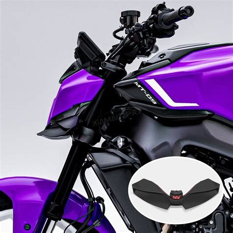 For MT 09 MT09 SP 2024 2025 Motorcycle Carbon Downforce Naked Frontal Spoilers Winglet