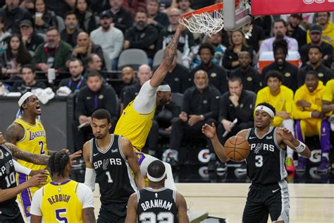 Anthony Davis, Victor Wembanyama Duke It Out As Los Angeles Lakers ...