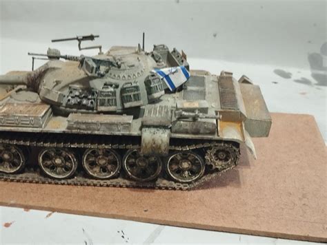 Tamiya 1 35 1 Model Military Vehicle Carro T55 TIRAN Israeliano