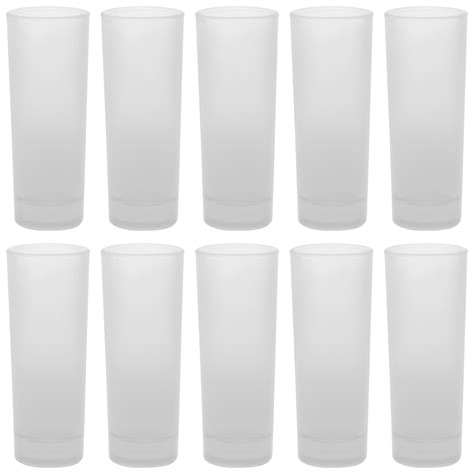 Colored And Frosted Tall Shot Glasses 2 Oz Set Of 12 Bulk Pack Great For Weddings Birthdays