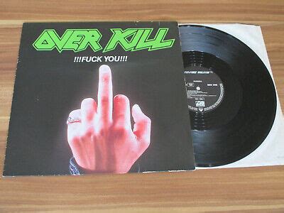 Overkill Fuck You Megaforce Worldwide Atlantic 1987 Mint