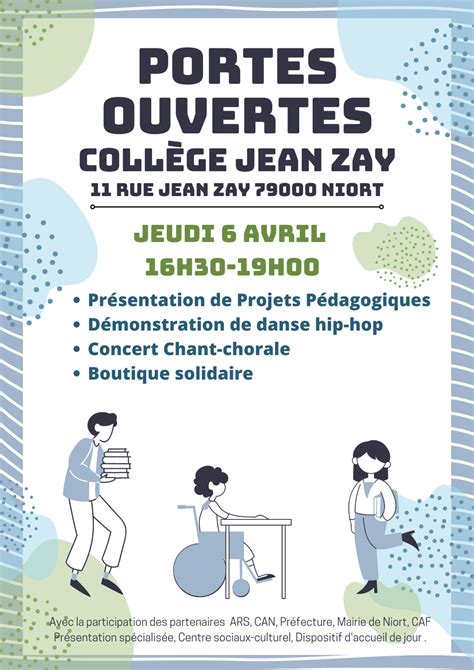 Journées portes ouvertes Site du collège Jean Zay Niort Pédagogie