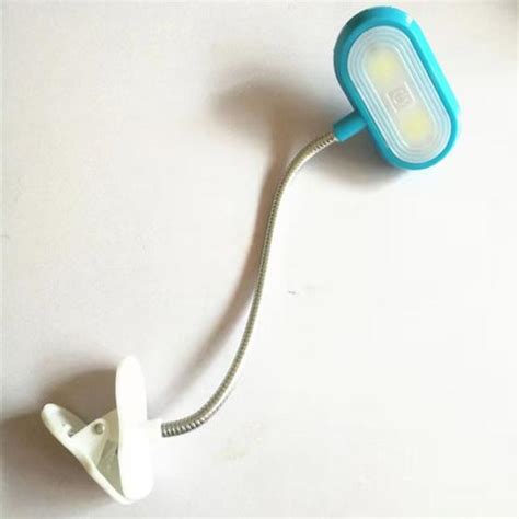 Luminaria De Mesa Flexível Luz Led Prendedor Clips Para Leitura Ler