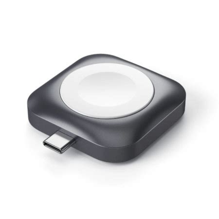 Satechi Apple Watch USB C Magnetic Charging Dock Grey