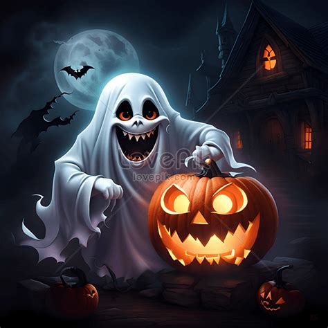 Halloween Boo Scary Ghost Background Design Picture And HD Photos | Free Download On Lovepik