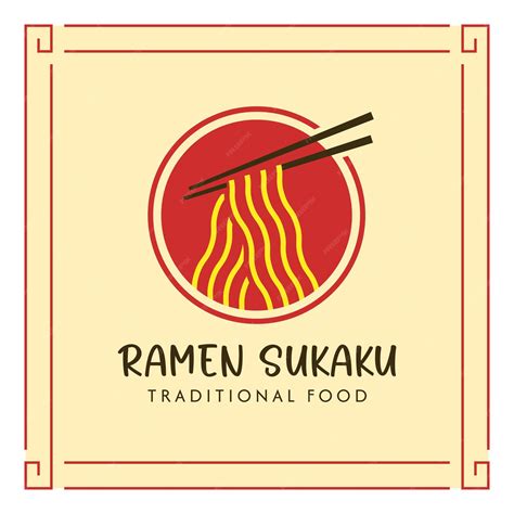 premium vector  logo   japanese food traditional food