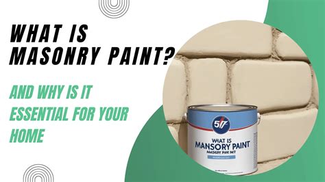 What Is Masonry Paint The Ultimate Guide To Exterior Masonry Painting