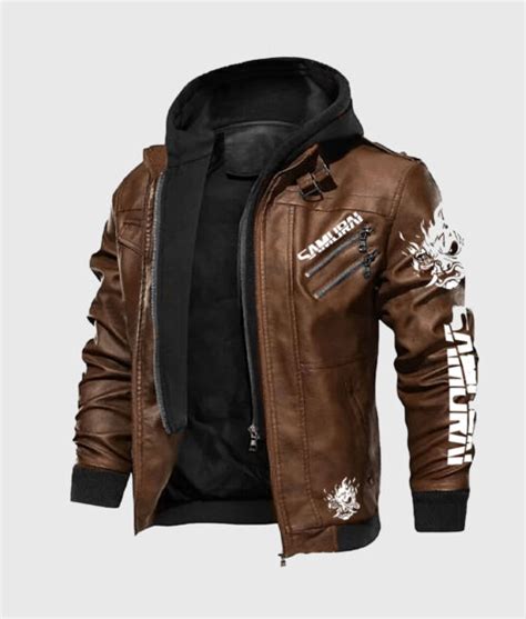 Cyberpunk 2077 Brown Jacket Cyberpunk 2077 Brown Samurai Jacket Nyc