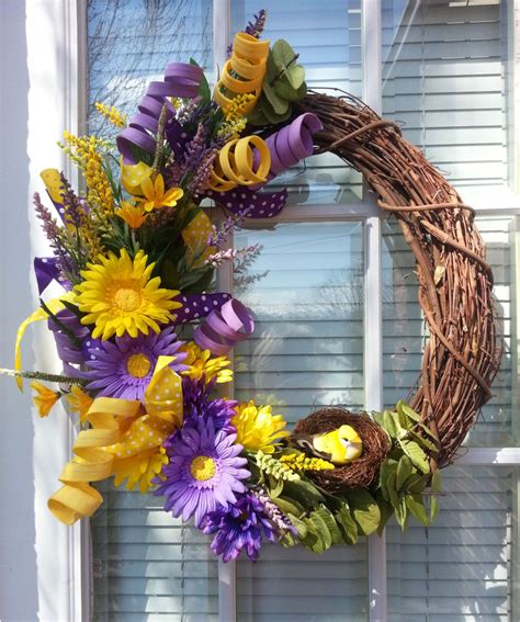 Spring Grapevine Wreath Wreaths Wreath Crafts Holiday Wreaths