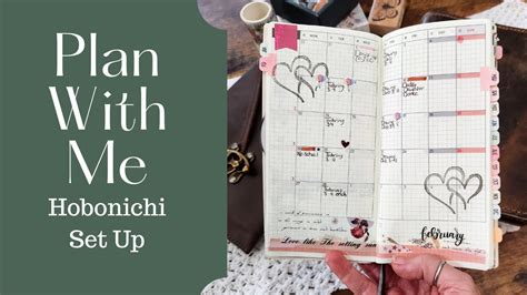 Plan With Me Hobonichi Weeks February Setup Youtube