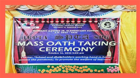 OATHTAKING CEREMONY OF ELECTED SPG AND PTA OFFICERS Maestro21tv