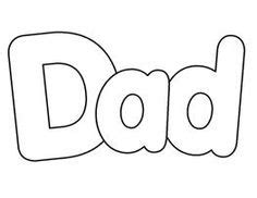 Dad Word Cliparts - Celebrate Fatherhood with Free Graphics