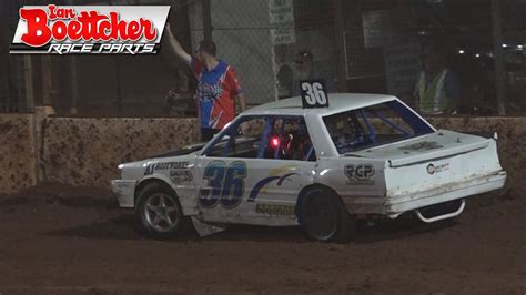 Modified Sedans A Main Golden Helmet Series Kingaroy Speedway