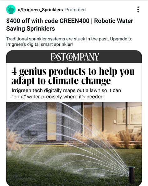 Why reduce your lawn size when you can buy ridiculous and expensive