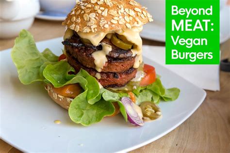 Gesunder Burger von Beyond Meat Burger für eine vegane Ernährung