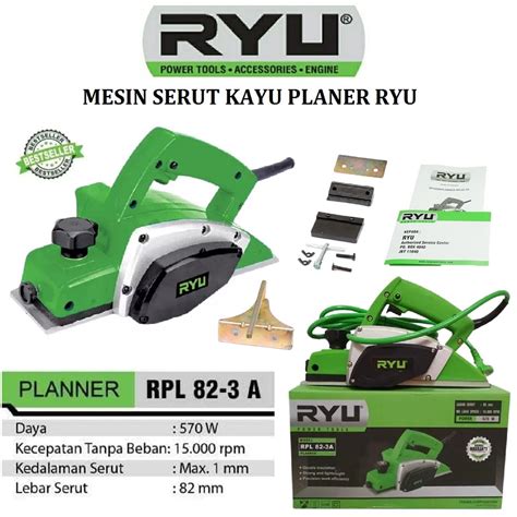 Jual Ryu Mesin Serut Planner Rpl A Mesin Serut Kayu Sugu Ketam