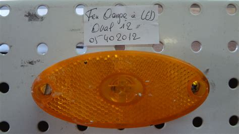 Equipi Ce Feu Orange A Led Oval X V Jokon