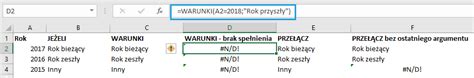 Co Nowego W Programie Excel Cz Funkcje Warunki Prze Cz