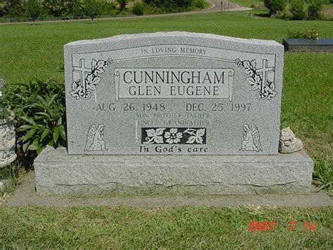 Glen Eugene Cunningham 1948 1997 Find A Grave Memorial