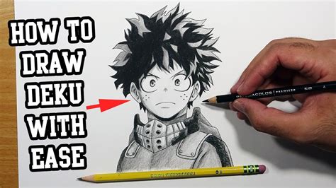 How To Draw Deku Step By Step At Drawing Tutorials