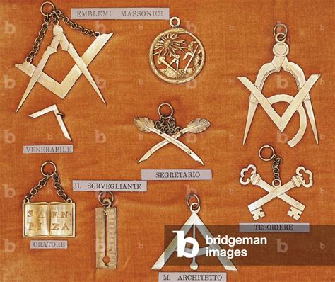 Image Of Masonic Symbols Italy Th Century