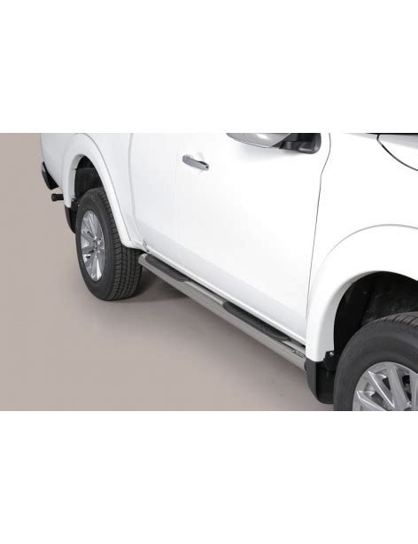 Pratique esthétique les marche pieds tubulaires acier Inox Mitsubishi L200