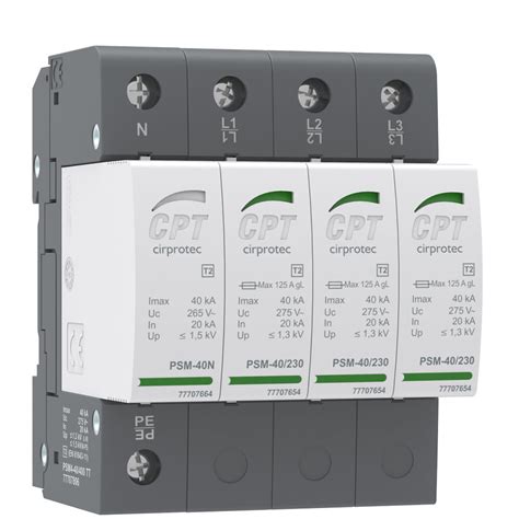 Type Surge Arrester Plug In Din Rail Photovoltaic Ritm Industry