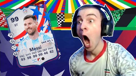 Omg I Packed Messi Copa Euros Pack Opening Youtube