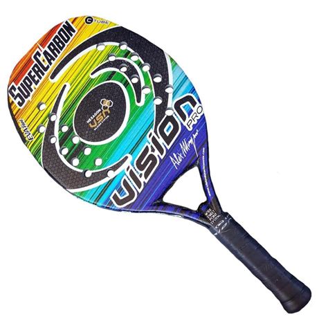 Raquete De Beach Tennis Vision Super Carbon Cm Centauro