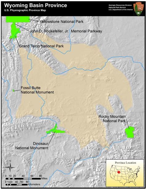 Rocky Mountain System Provinces Us National Park Service