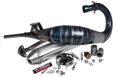 Bundle Exhaust Giannelli Enduro Aluminium For Mbk X Limit Yamaha Dt