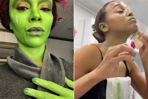 Zoë Saldana Shows Difficulty of Removing Guardians of the Galaxy Makeup