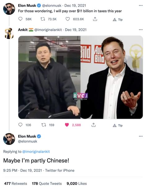 Elon Musk Maybe Im Partly Chinese Chinese Elon Musk Yi Long