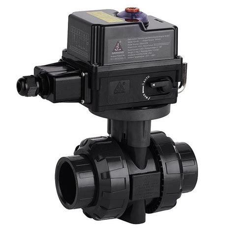 Buy Wholesale Pvc Electrical Actuated True Union Ball Valve For Sale