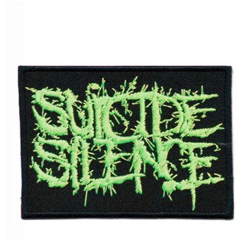 Suicide Silence Woven Iron On Embroidered Patch