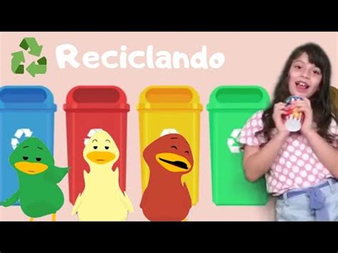 Aprendendo A Reciclar Par Dia Patinho Colorido Semana Do Meio