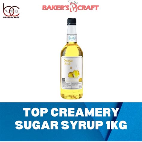 Top Creamery Sugar Syrup 1kg Top Creamery Syrup Coffee Drink Mix Syrup